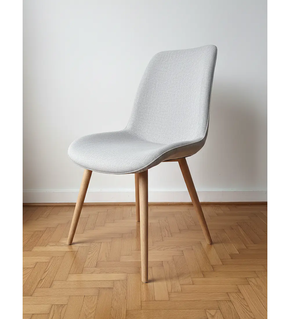 Comedor Mesa Eames Wood 100cm + 4 Sillas Aura Wood