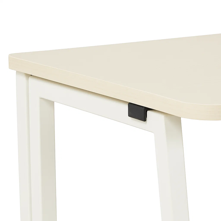 Escritorio Flex Compacto Mdf - Natural Blanca 3