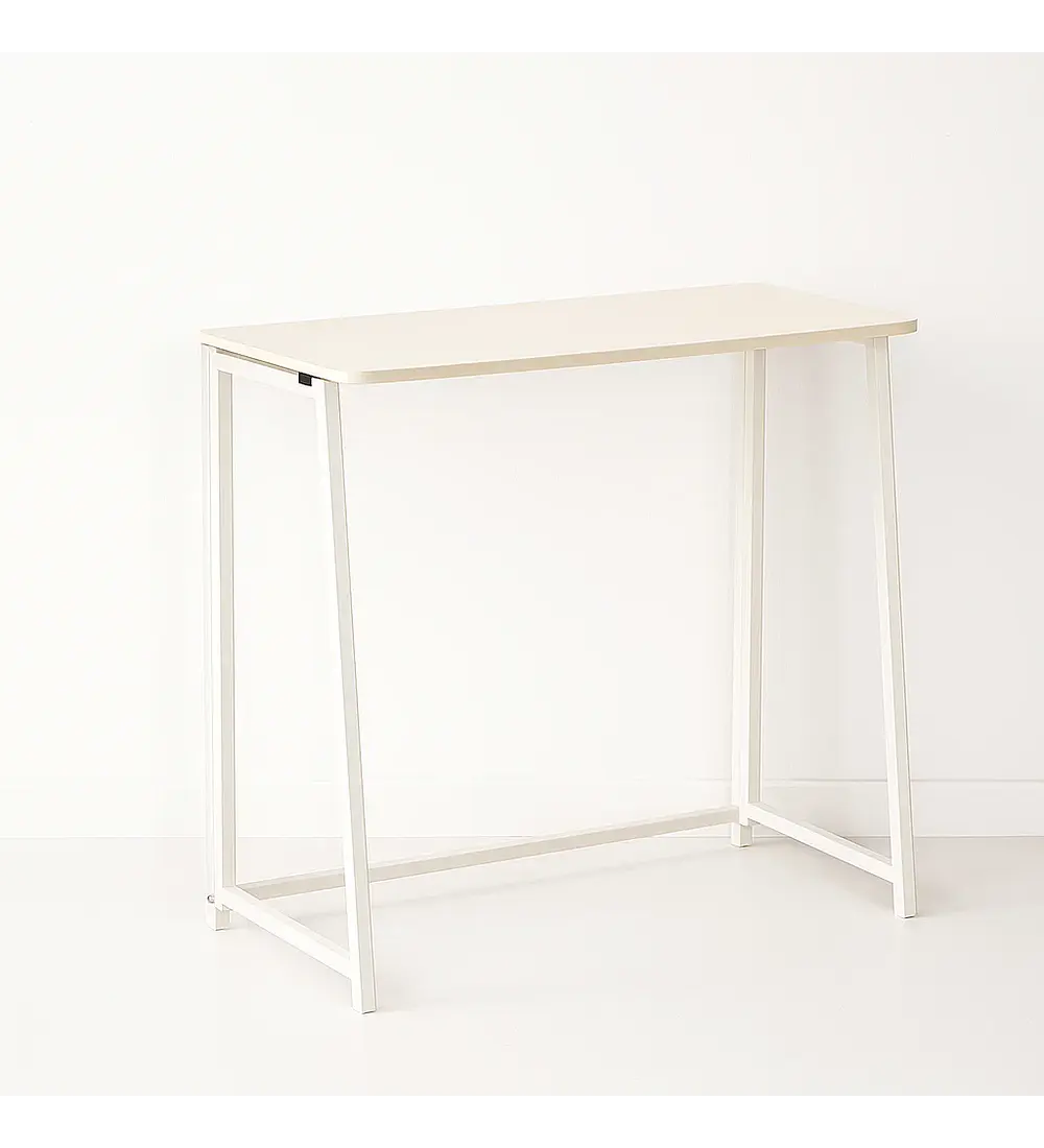 Escritorio Flex Compacto Mdf - Natural Blanca