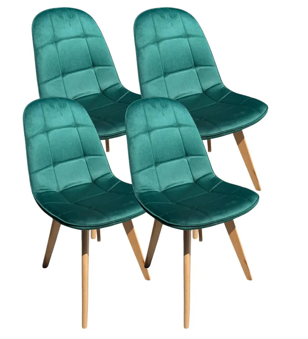 Pack 4 Sillas Capitonne Velvet 