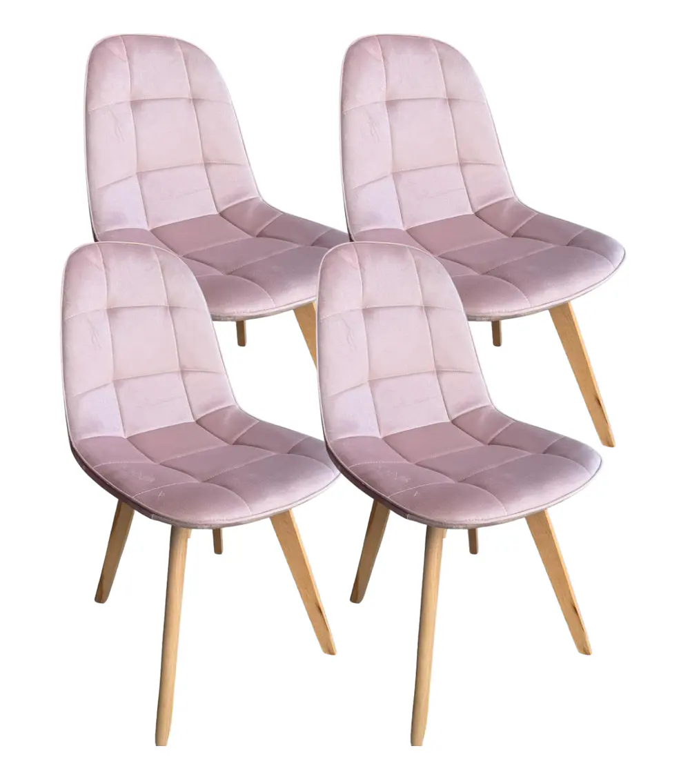 Pack 4 Sillas Capitonne Velvet 