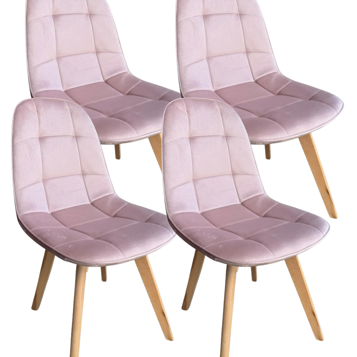 Pack 4 Sillas Capitonne Velvet  1