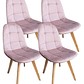 Pack 4 Sillas Capitonne Velvet  - Miniatura 1