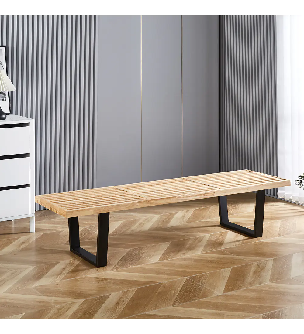 Banqueta George Nelson 160cm - Madera