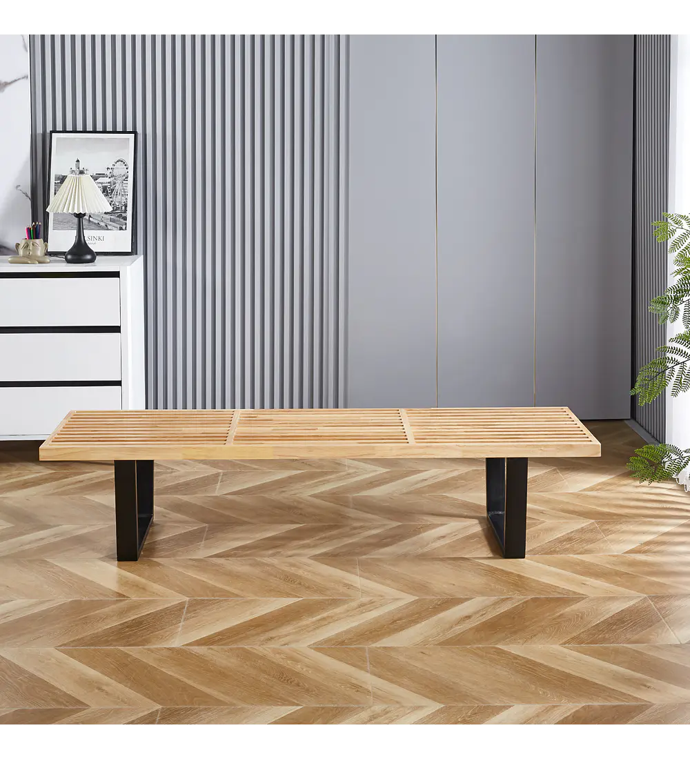 Banqueta George Nelson 160cm - Madera