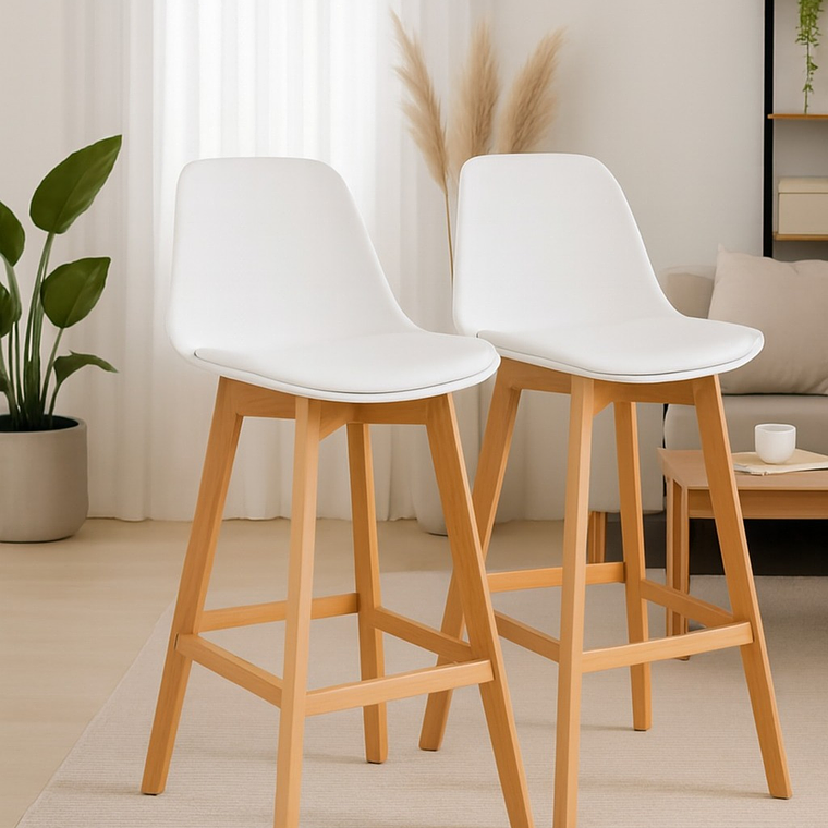 Pack 2 Taburetes Tulip 75cm 10