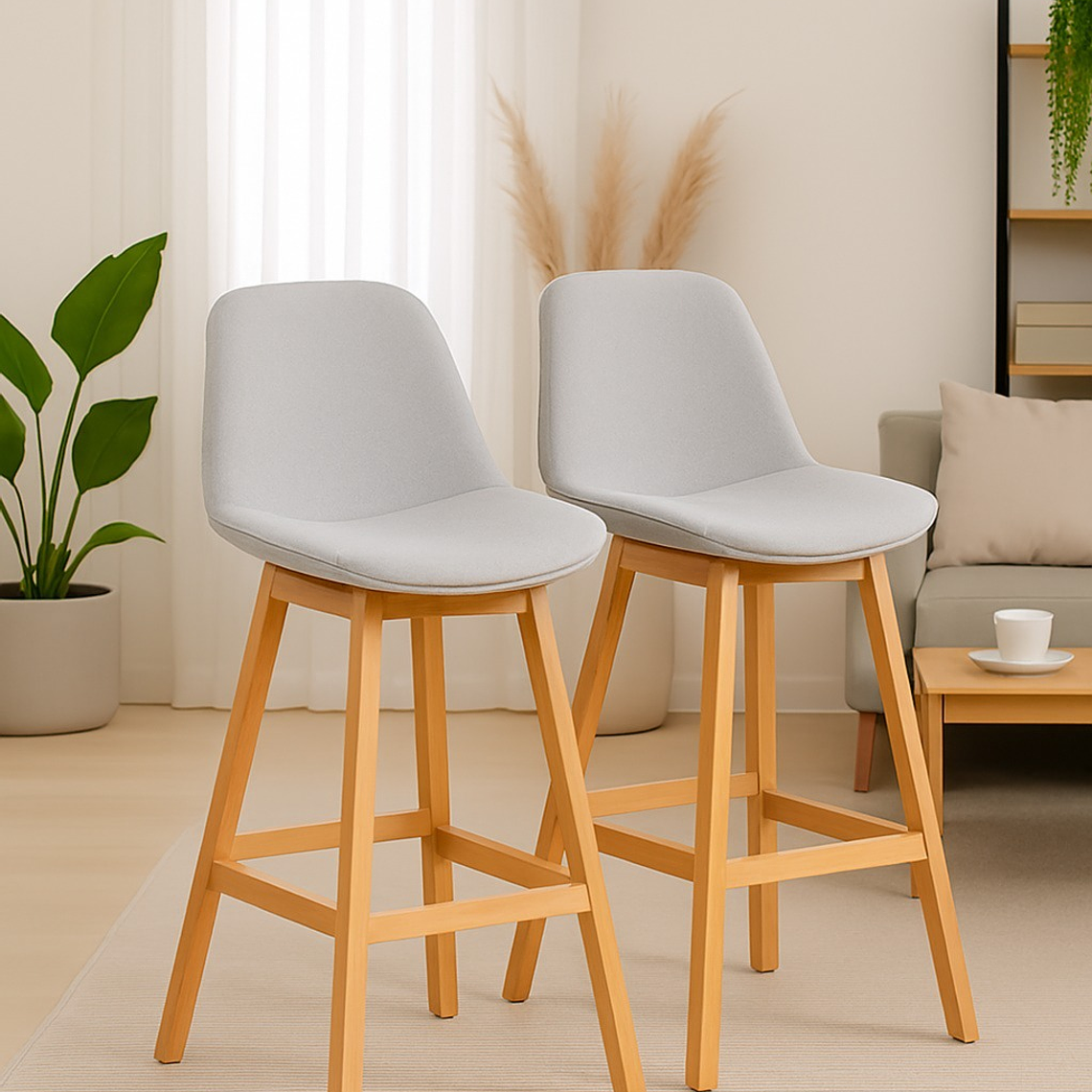 Pack 2 Taburetes Tulip 75cm 11