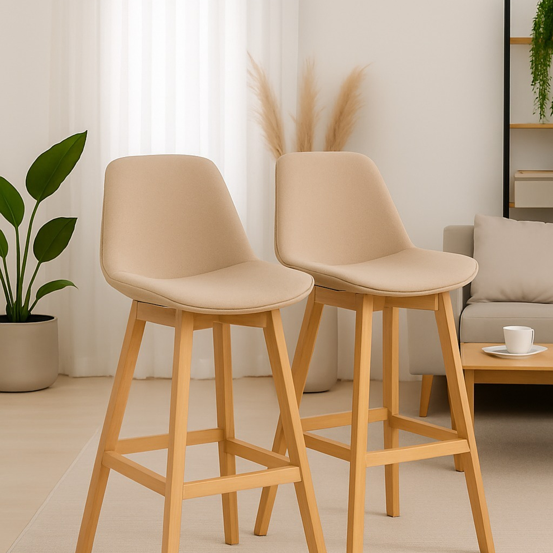 Pack 2 Taburetes Tulip 75cm 13