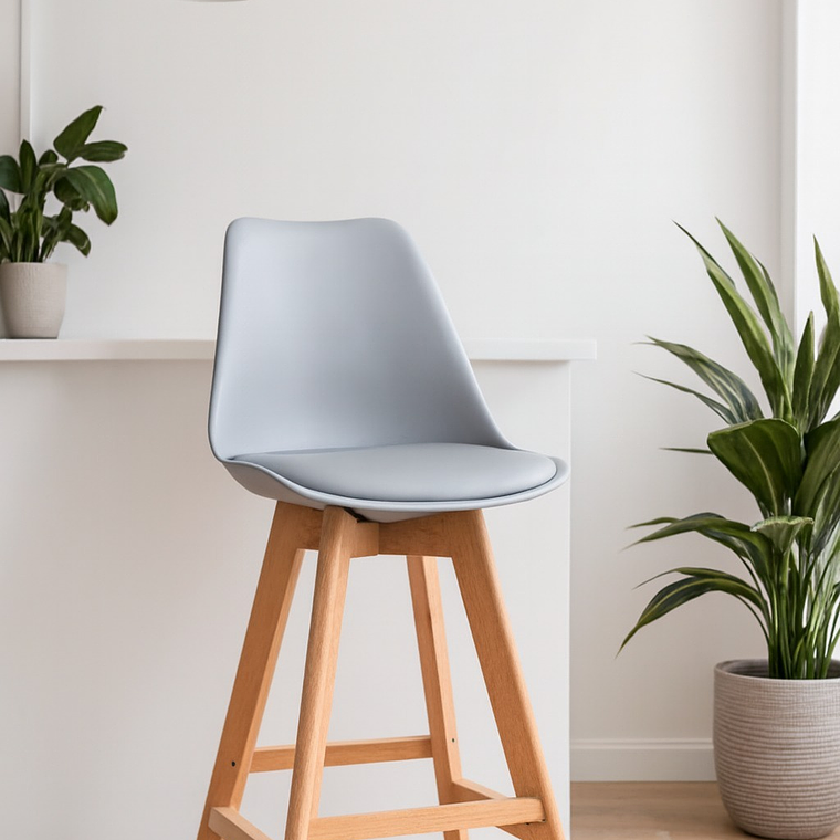 Pack 2 Taburete Tulip Alto 75 cms 7