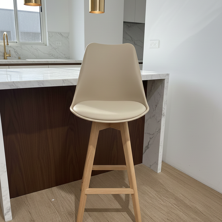 Pack 2 Taburete Tulip Alto 75 cms 8