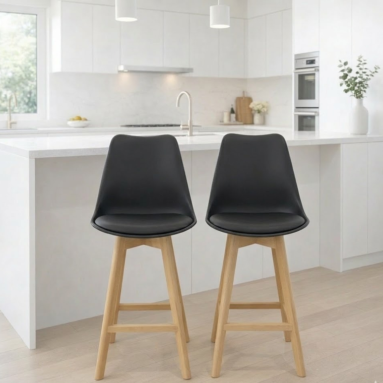 Pack 2 Taburete Tulip Alto 75 cms 5