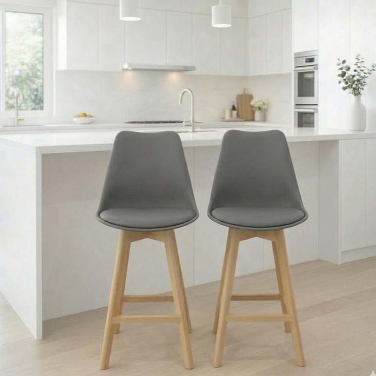 Pack 2 Taburete Tulip Alto 75 cms 1