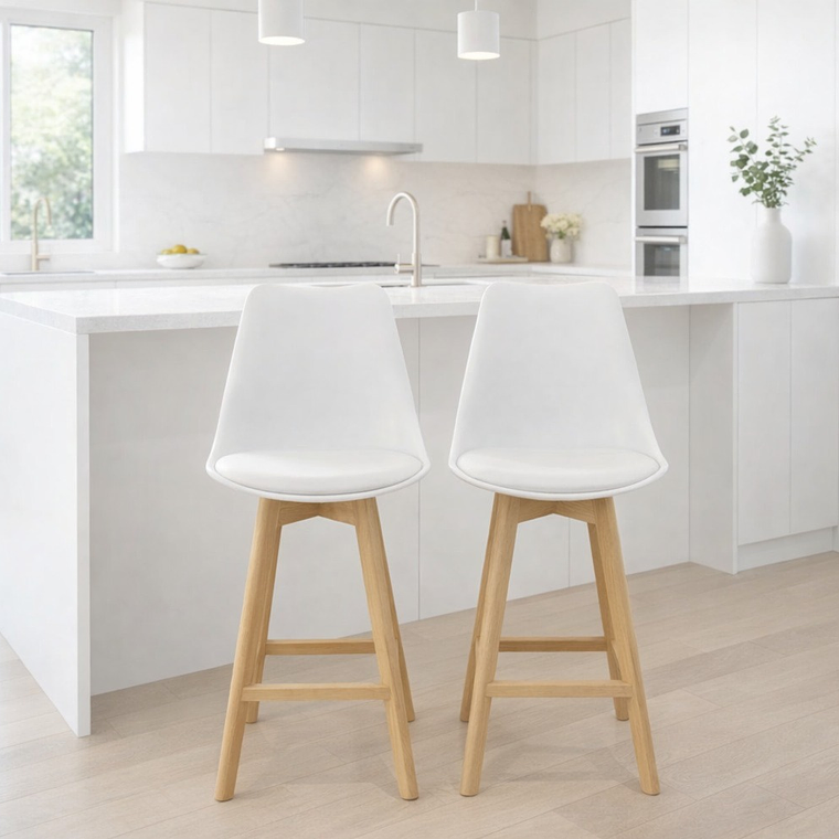 Pack 2 Taburete Tulip Alto 75 cms 2