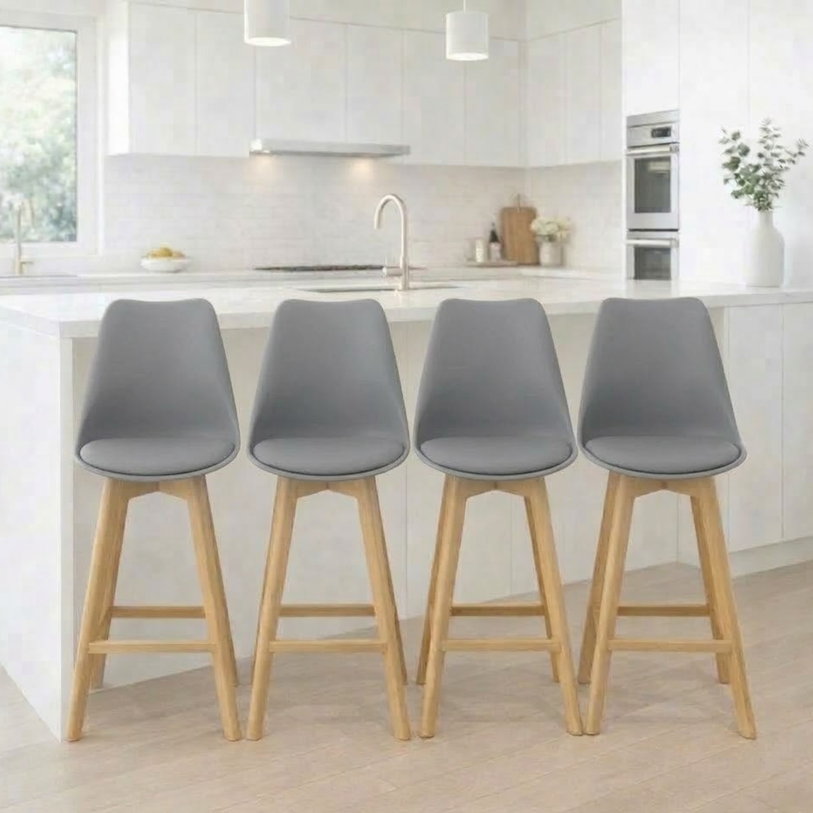 Pack 4 Taburetes Tulip Alto 75 cm 7