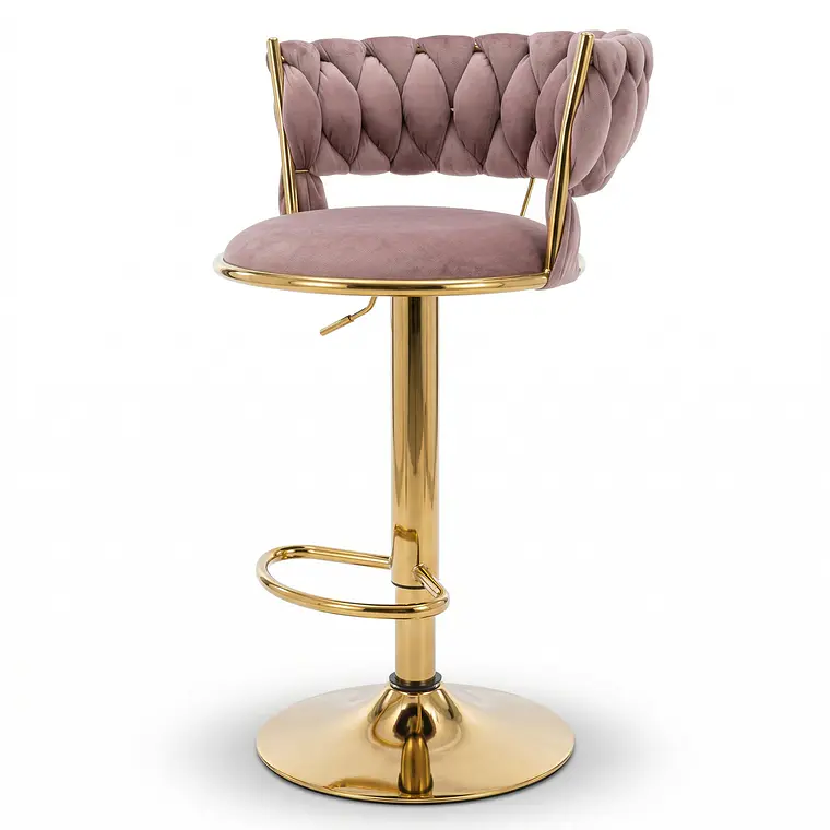 Taburete Queen Velvet Gold 20