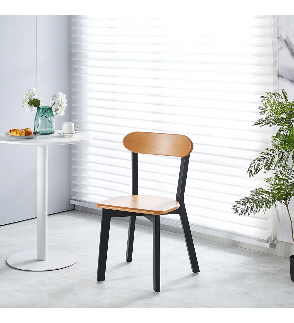 Silla Fresno de Madera - Negra