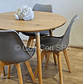 Comedor Mesa Aura Wood 100cms  + 4 Sillas Tulip - Miniatura 11
