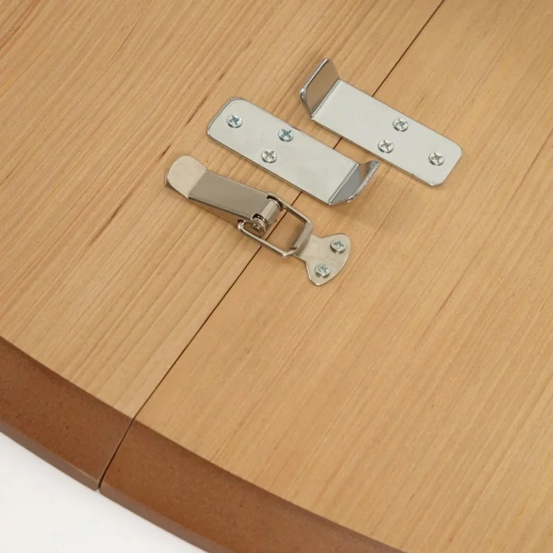 Comedor Mesa Aura Wood 100cms + 4 Silla Eames Mariposa Ecocuero 17