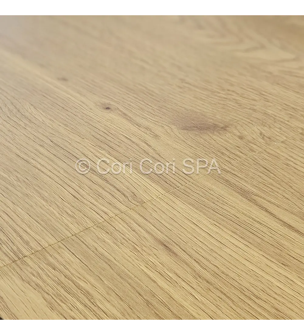 Comedor Mesa Aura Wood 100cms + 4 Sillas Capitonne Lino