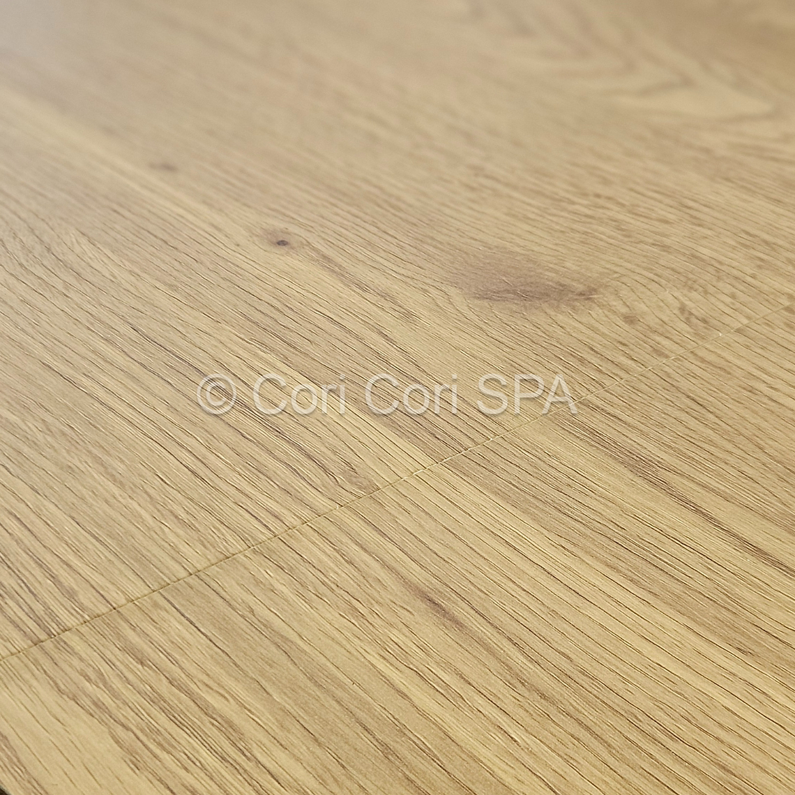 Comedor Mesa Aura Wood 100cms + 4 Sillas Capitonne Lino 20