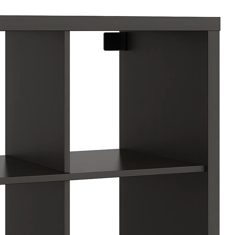 Estante Modular Zyno con 8 Compartimentos - Negro 4