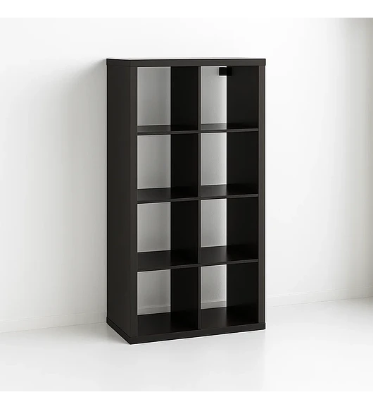 Estante Modular Zyno con 8 Compartimentos - Negro