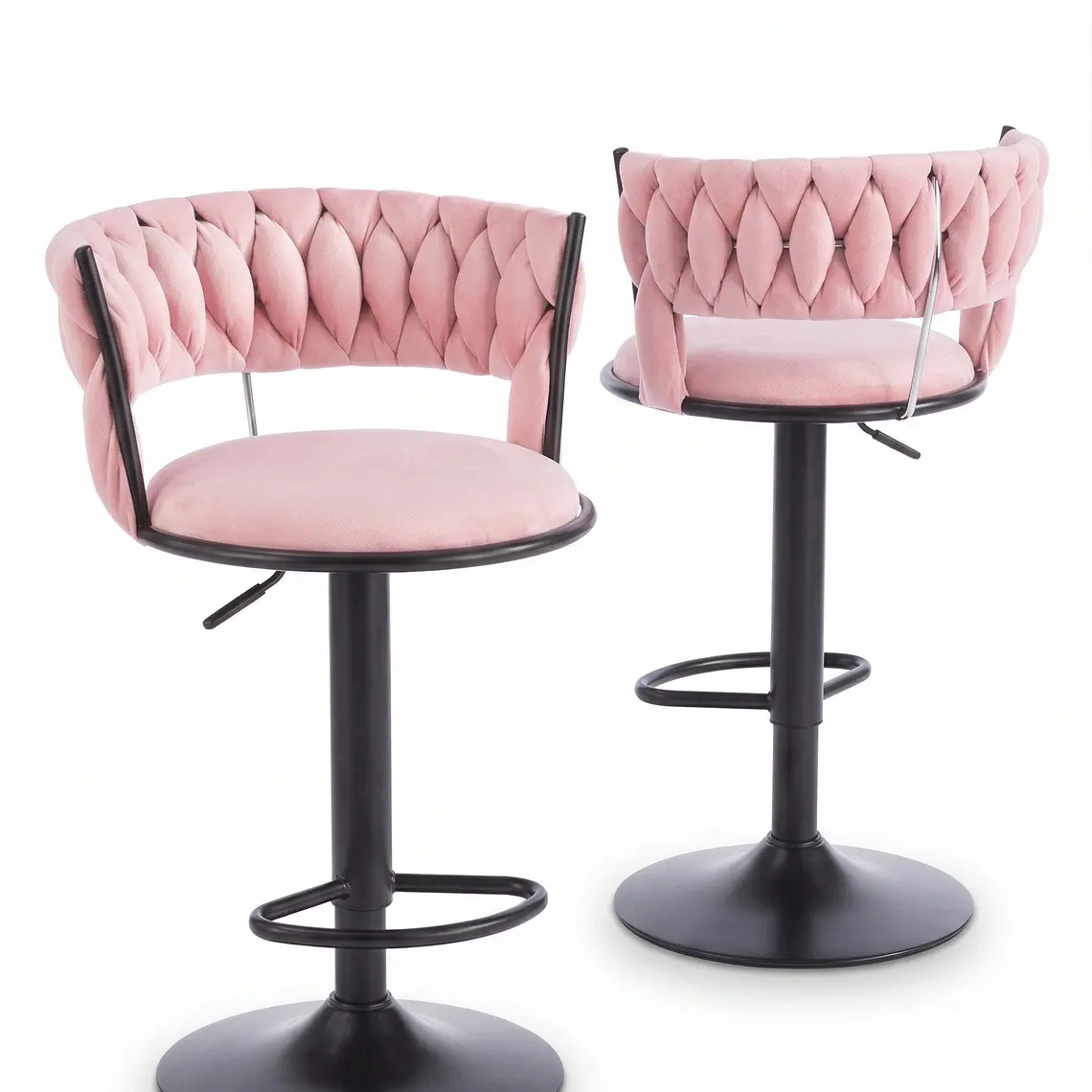 Pack 2 Taburetes Queen Velvet Gold 19