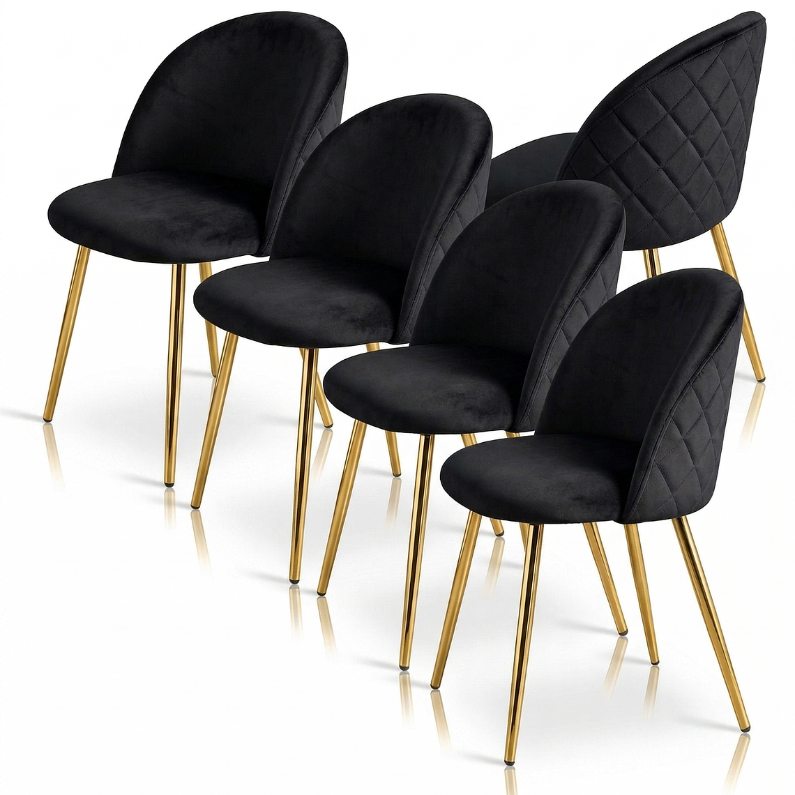 Pack 4 Sillas Bread Gold 2