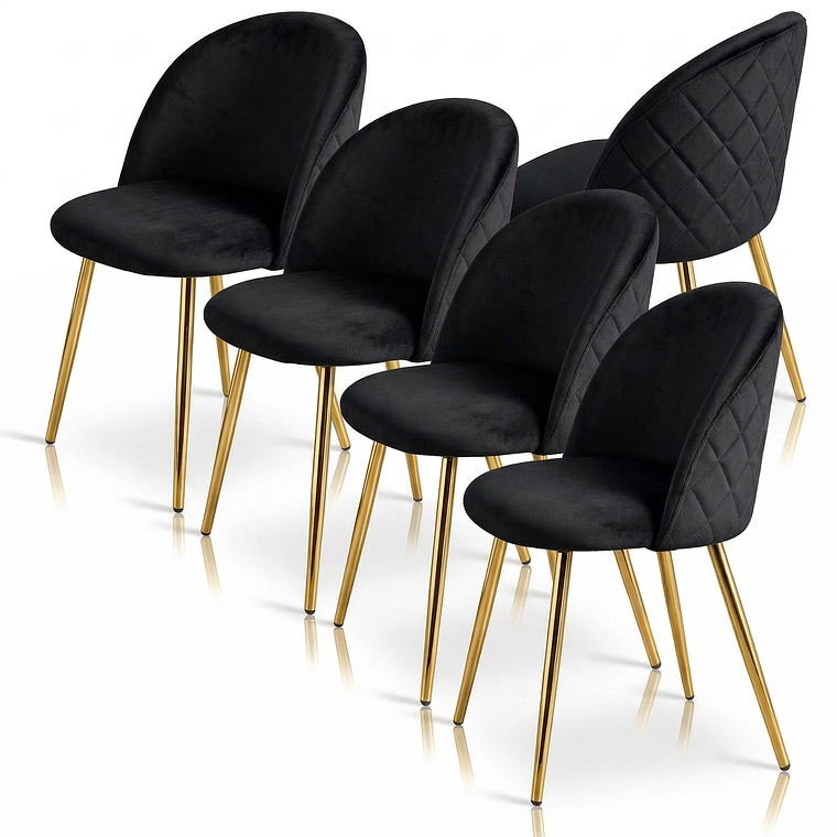 Pack 4 Sillas Bread Gold 2