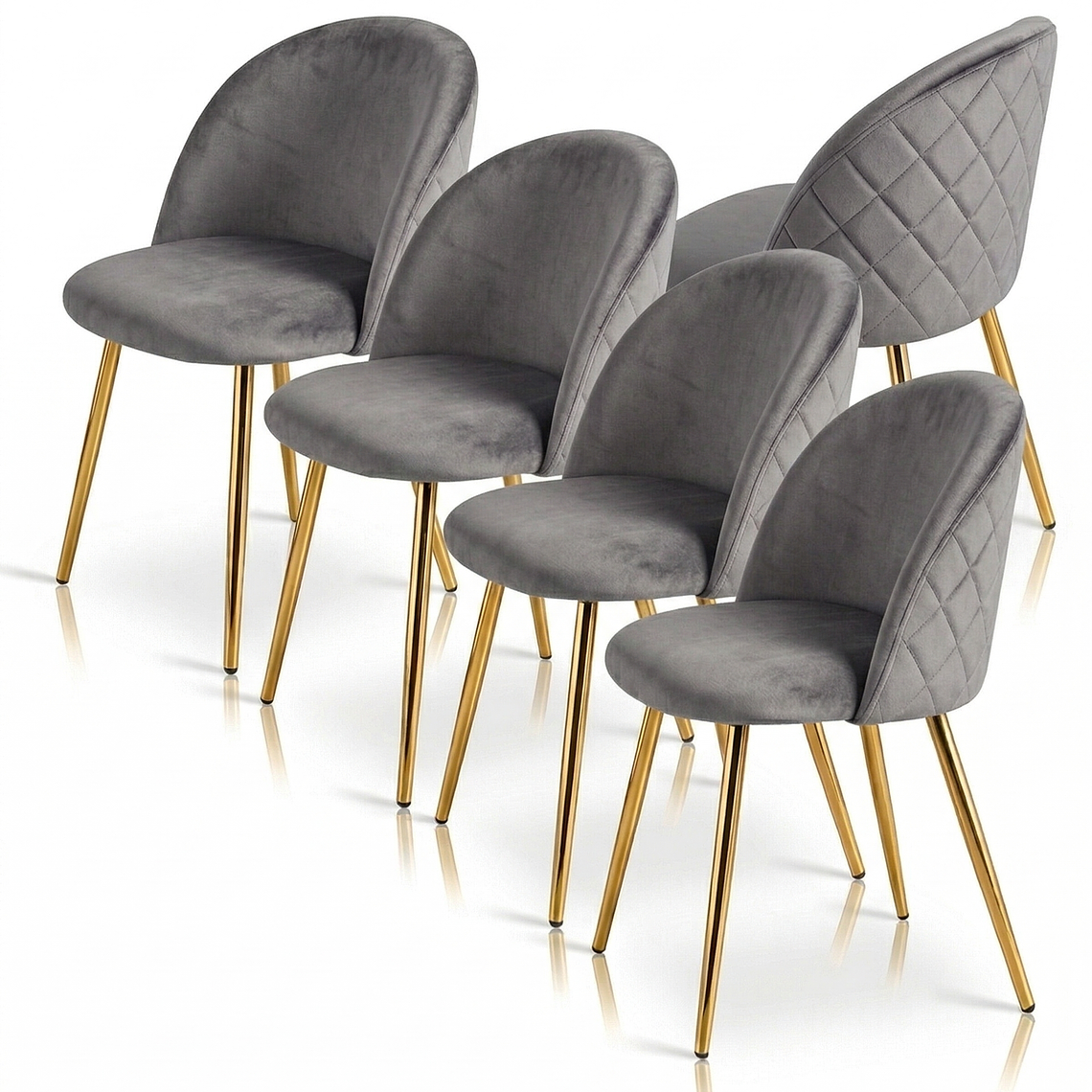 Pack 4 Sillas Bread Gold 3