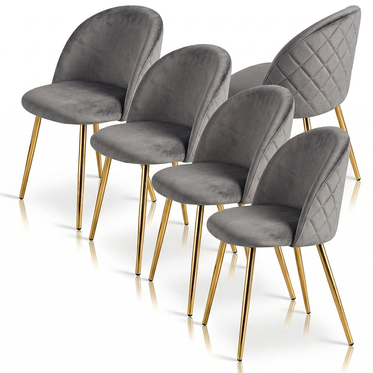 Pack 4 Sillas Bread Gold 3