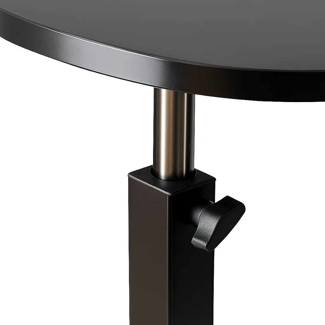 Mesa de Noche Ajustable en C para Cama y Sofá - Negro 3