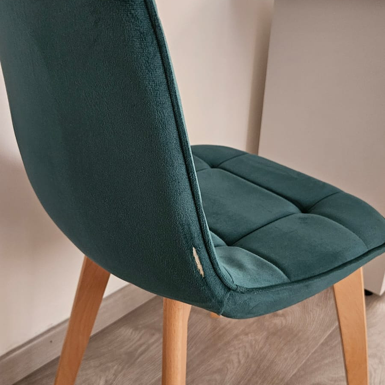 2da Seleccion.- Silla Capitonné Velvet VERDE 2