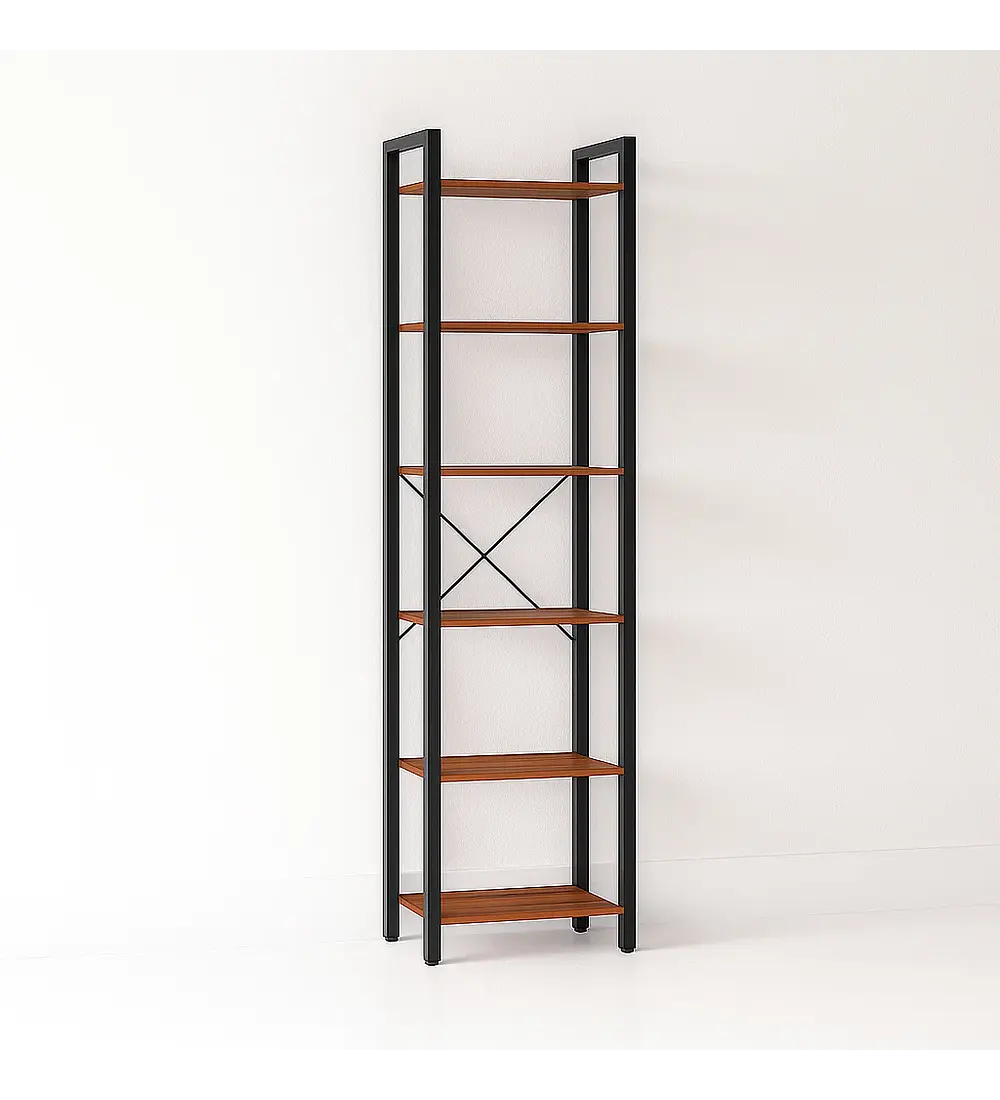 Estantería Industrial BlackLine con 6 Repisas 