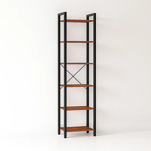 Estantería Industrial BlackLine con 6 Repisas 