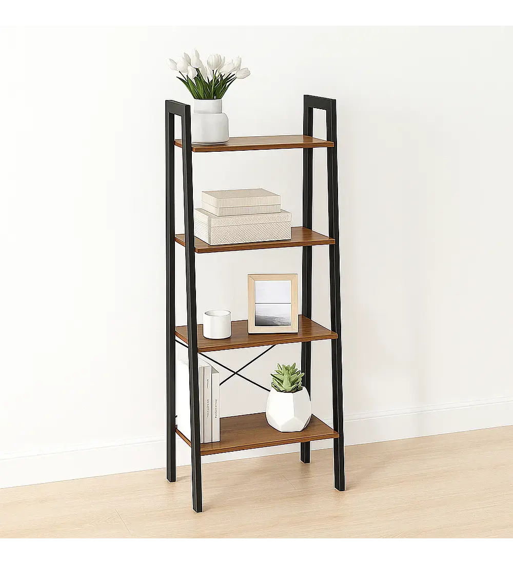 Estantería Industrial Loft Rack 4 Pisos