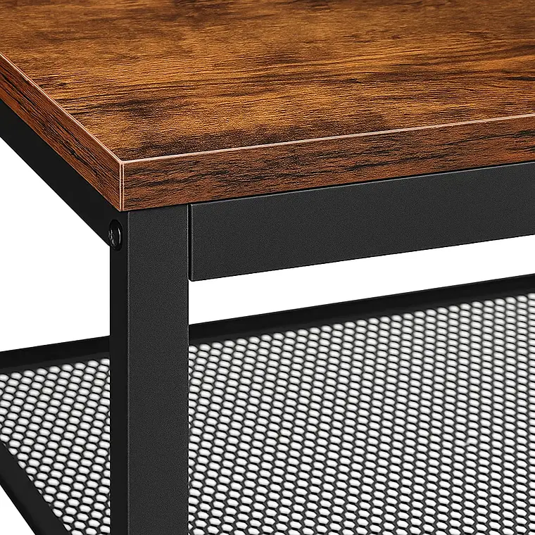 Banco Organizador Estilo Industrial con 3 Niveles 4