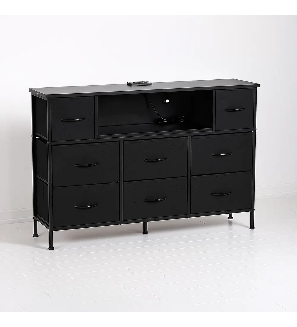 Mueble Organizador LED Xtreme Multimedia - Negro