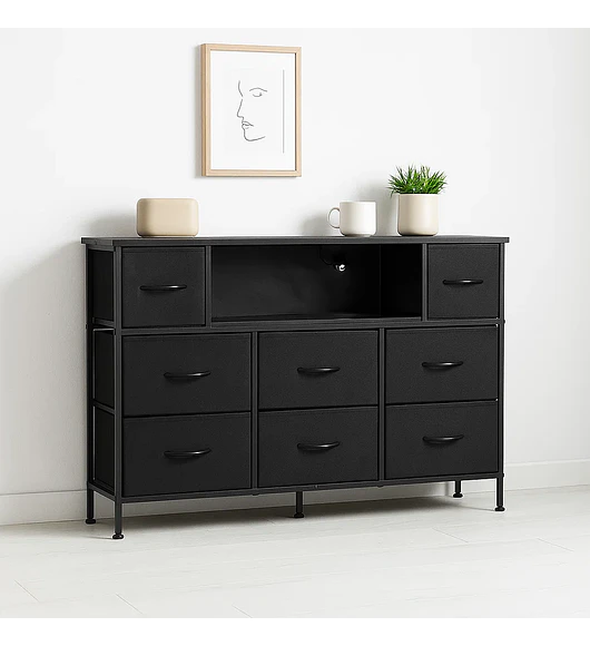 Mueble Organizador LED Xtreme Multimedia - Negro