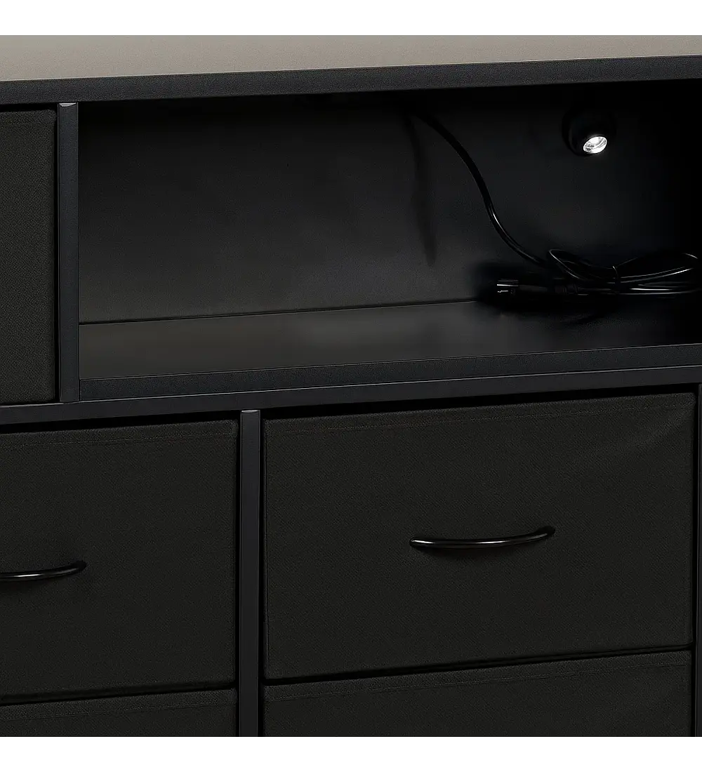 Mueble Organizador LED Xtreme Multimedia - Negro