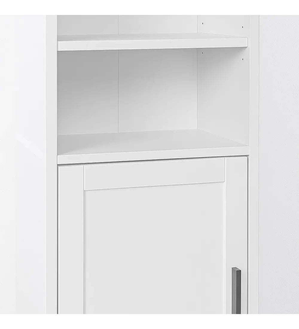 Librero MultiStore con Puerta - Blanco