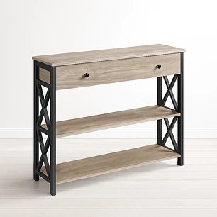 Arrimo con Cajón y 2 Estantes de Almacenaje