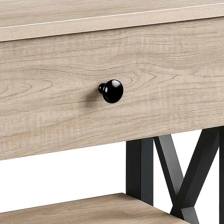 Arrimo con Cajón y 2 Estantes de Almacenaje 3