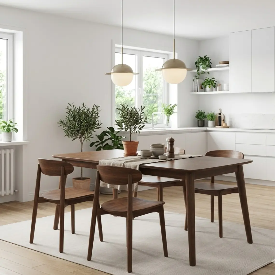 Mesa Vema Madera Haya Rectangular  140x80cm 6