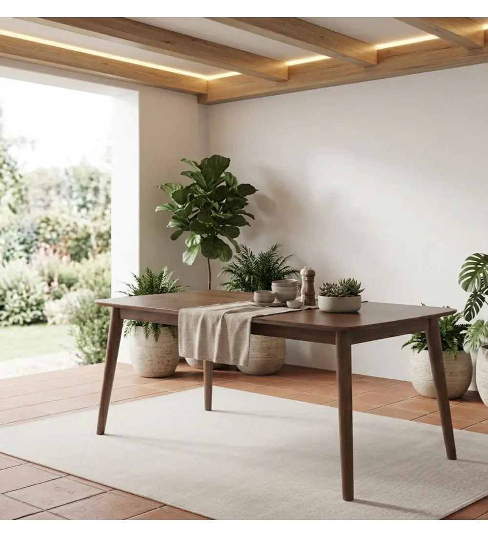 Mesa Vema Madera Haya Rectangular  140x80cm