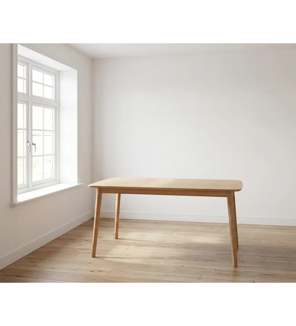 Mesa Vema Madera Haya Rectangular  160x80cm