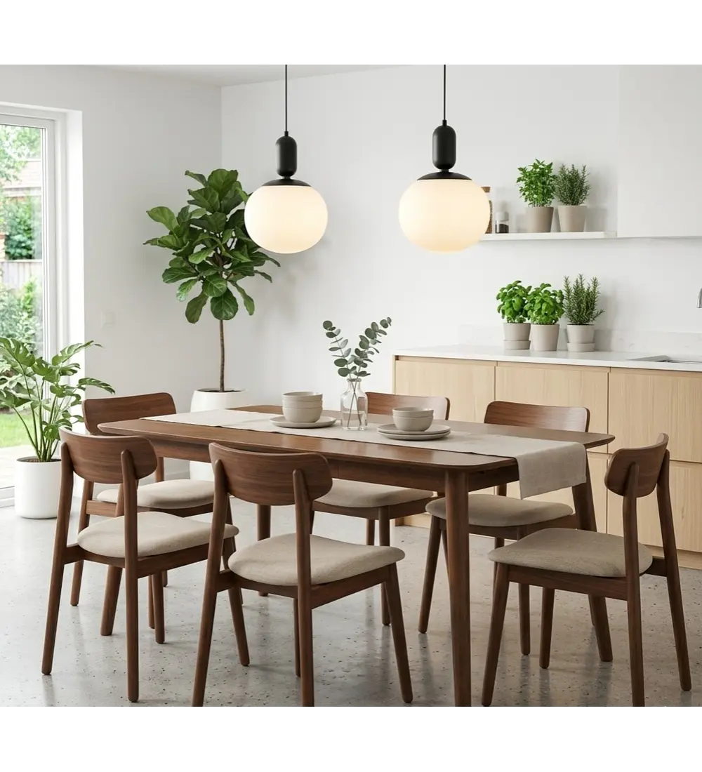 Mesa Vema Madera Haya Rectangular  160x80cm