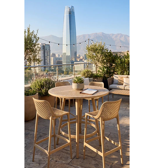 Taburete Piso de Bar Terraza Air Berlín 77cms