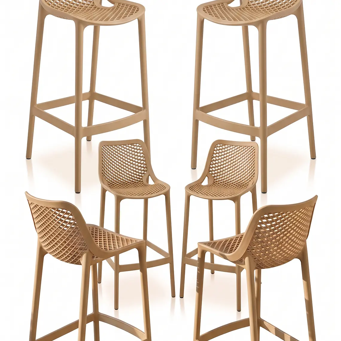 Pack 4 Taburetes Air Berlin (77cms) 4