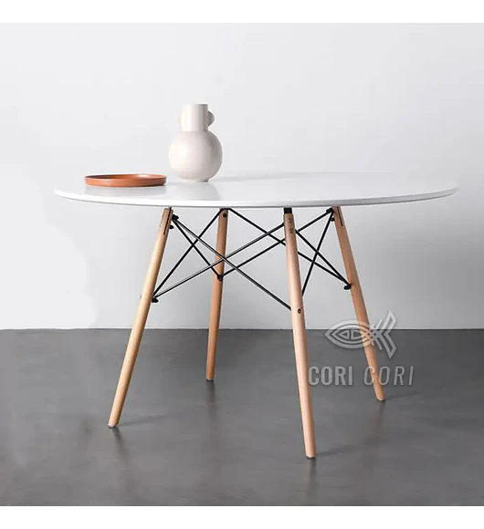 2da Seleccion.- Mesa  Eames Blanca 100cm